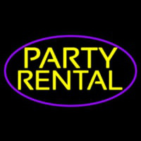 Party Rental 2 Enseigne Néon