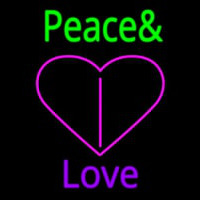 Peace And Love Enseigne Néon