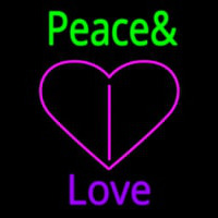 Peace And Love Enseigne Néon