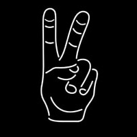 Peace Enseigne Néon