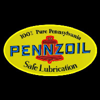 Pennzoil Safe Lubrication Enseigne Néon