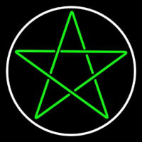 Pentacle Enseigne Néon