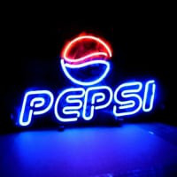 Pepsi Soda Bière Bar Entrée Enseigne Néon