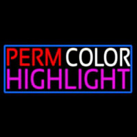 Perm Color Highlight Enseigne Néon