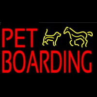 Pet Boarding 1 Enseigne Néon
