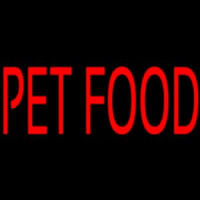 Pet Food Block Enseigne Néon