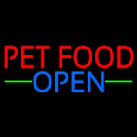 Pet Food Open 1 Enseigne Néon