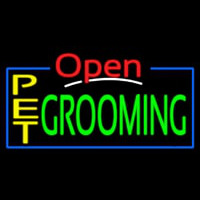 Pet Grooming Open Enseigne Néon