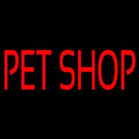 Pet Shop Block Enseigne Néon