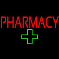 Pharmacy Plus Logo Enseigne Néon