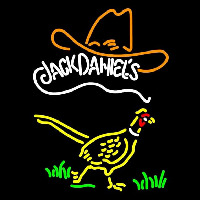 Pheasant and Jack Daniels Enseigne Néon