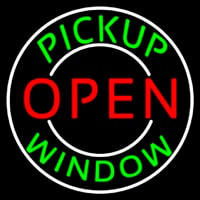 Pickup Open Window Enseigne Néon