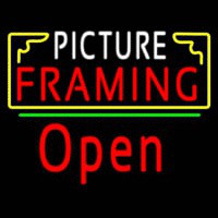 Picture Framing With Frame Open 2 Logo Enseigne Néon
