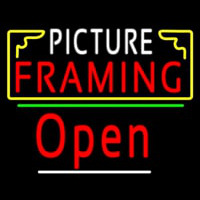 Picture Framing With Frame Open 3 Logo Enseigne Néon