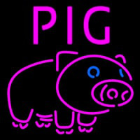 Pig Logo Enseigne Néon