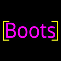 Pink Boots Enseigne Néon
