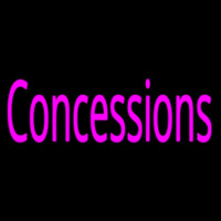 Pink Concessions Enseigne Néon
