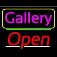 Pink Cursive Gallery With Open 3 Enseigne Néon