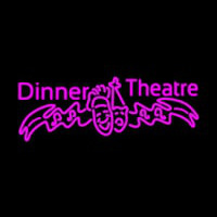 Pink Dinner Theatre Enseigne Néon