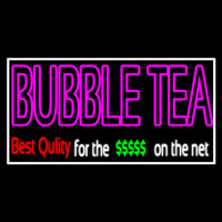 Pink Double Stroke Bubble Tea Enseigne Néon