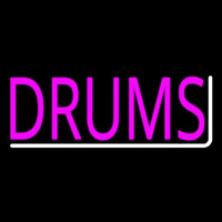 Pink Drums 1 Enseigne Néon