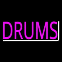 Pink Drums 2 Enseigne Néon