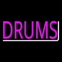 Pink Drums Enseigne Néon
