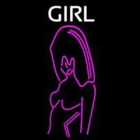 Pink Girl Strip Club Enseigne Néon