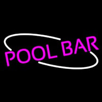 Pink Pool Bar Enseigne Néon