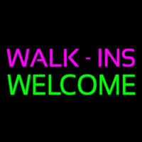 Pink Walk Ins Welcome Enseigne Néon