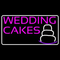 Pink Wedding Cakes Enseigne Néon