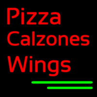 Pizza Calzones Wings Enseigne Néon