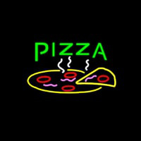Pizza Restaurant Neon Entrée Enseigne