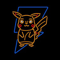 Pokeman Go Pikachu Enseigne Néon
