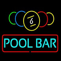 Pool Bar Enseigne Néon