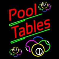 Pool Tables Enseigne Néon