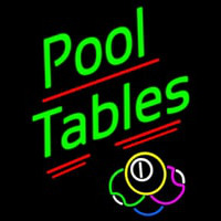 Pool Tables With Ball Enseigne Néon