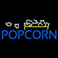Popcorn Logo Enseigne Néon