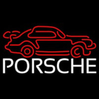 Porsche Car Enseigne Néon
