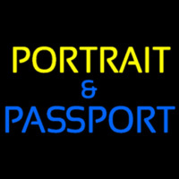 Portrait And Passport Enseigne Néon