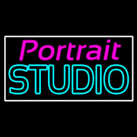 Portrait Studio Enseigne Néon