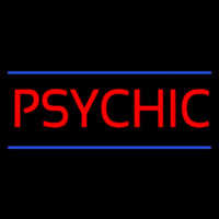 Psychic Blue Lines Enseigne Néon
