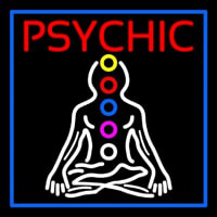 Psychic Health Blue Border Enseigne Néon