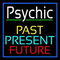 Psychic Past Present Future Enseigne Néon