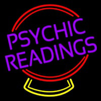 Psychic Reading Logo Enseigne Néon