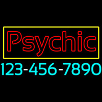 Psychic With Phone Number Enseigne Néon
