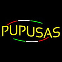 Pupusas Enseigne Néon