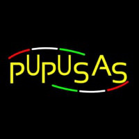 Pupusas Enseigne Néon
