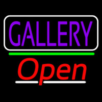 Purle Gallery With Open 3 Enseigne Néon