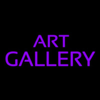 Purple Art Gallery Enseigne Néon